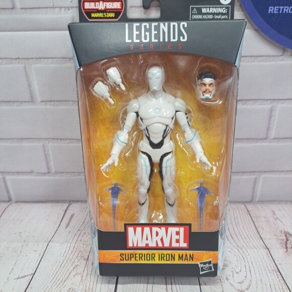Hasbro Other - Hasbro Marvel Legends SUPERIOR IRON MAN Zabu BAF Wave 6" Figure New Sealed